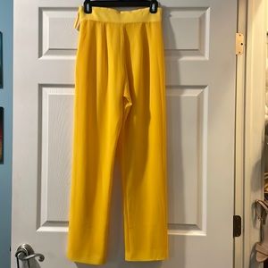 Beautiful classic yellow dress pants